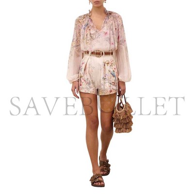 ZIMMERMANN TAWAYEN BILLOW BLOUSE SAITIN 0991TC261